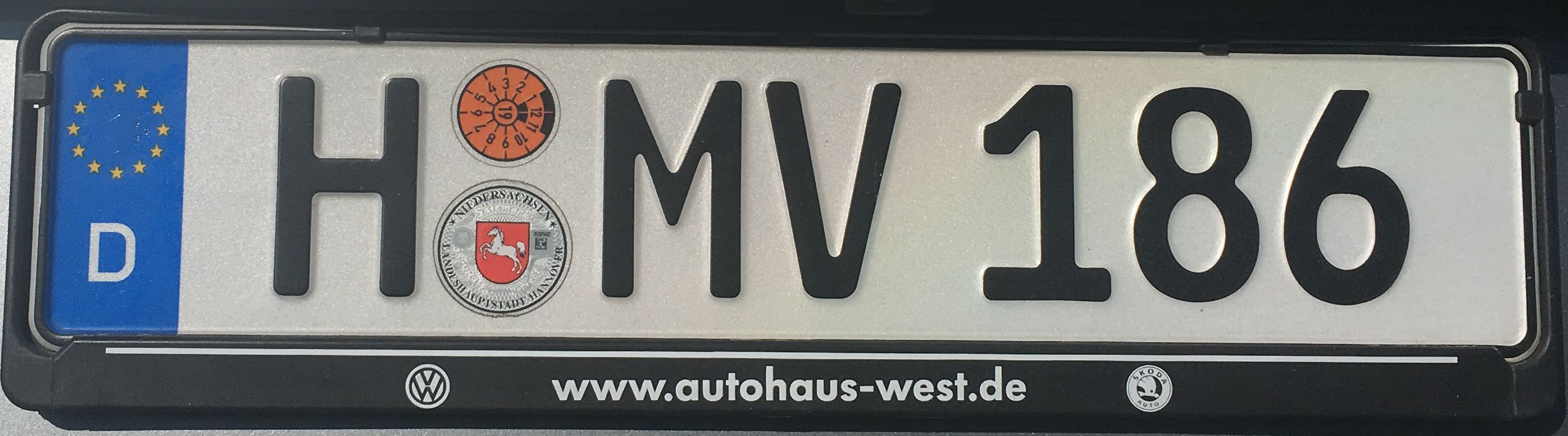 Registrační značky Německo - H - Hannover, foto: vlastní