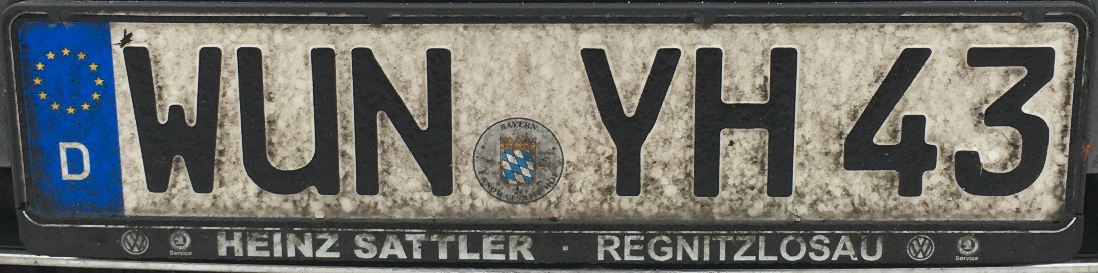 Registrační značky Německo - WUN - Wunsiedel im Fichtelgebirge, foto: www.podalnici.cz