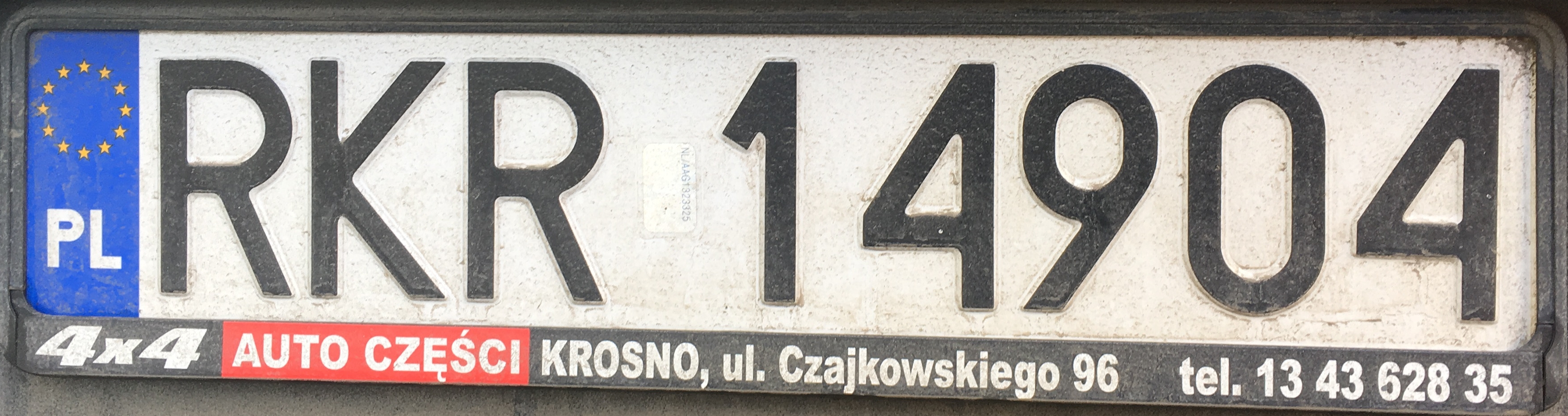 Registrační značka Polsko - RKR - Krosno-venkov, foto: www.podalnici.cz