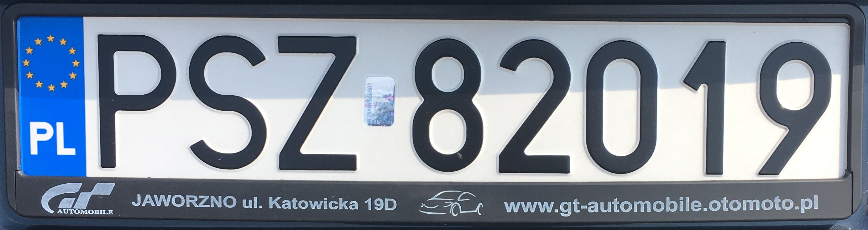 Registrační značka Polsko – PSZ – Szamotuły, foto: www.podalnici.cz