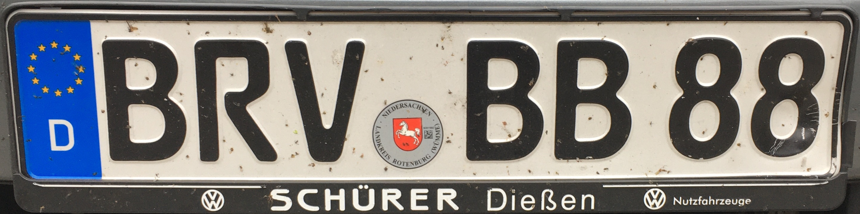 Registrační značky Německo - BRV - Bremervörde, foto: www.podalnici.cz